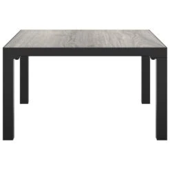 VidaXL - Tuintafel - Grijs - DPC En Staal - 55 X 55 X 31 Cm -Beliani Winkel 51f95111f9874af48232fda862df106b