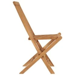 VidaXL - Tuinstoelen - Inklapbaar - Bruin - Massief Teakhout - 6 Stuks -Beliani Winkel 521859e368ce4d809cd59a4797b64f9b