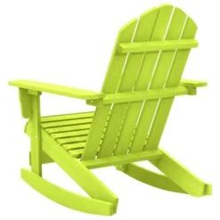 VidaXL - Schommelstoel Adirondack - Groen - Hout -Beliani Winkel 52809f0c1c494f57a80ed4dc99d342a6