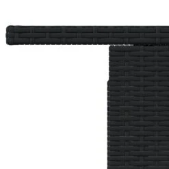 VidaXL - Tuintafel Met Glazen Blad - Zwart - Poly Rattan - 100 X 55 X 73 Cm 24 VidaXL - Tuintafel Met Glazen Blad - Zwart - Poly Rattan - 100 X 55 X 73 Cm -Beliani Winkel 528563cf7e104f1d8c13a18adad98642