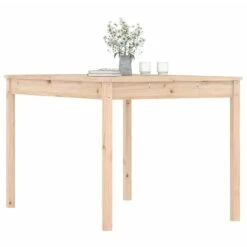 VidaXL - Tuintafel - Bruin - Grenenhout - 121 X 82.5 X 76 Cm -Beliani Winkel 52fc9d57ef2e40c4ae495bec61712a3d