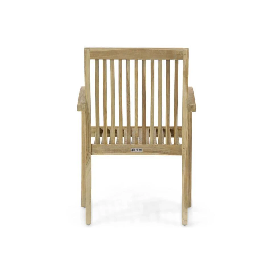 Tuinstoel Stapelbaar Teak Old Teak Greywash Garden Collections Wales 7 Tuinstoel Stapelbaar Teak Old Teak Greywash Garden Collections Wales - Afbeelding 7