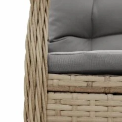 VidaXL - Tuinstoel - Beige - Poly Rattan -Beliani Winkel 53cd8226e36e4e1fb6586a08b392e755