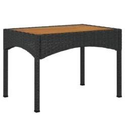 VidaXL - Verstelbare Tuinstoelen - Tafel - Zwart - Poly Rattan - 3 Stuks -Beliani Winkel 541b8b8431bf4a28bcf833bfe505d8e7