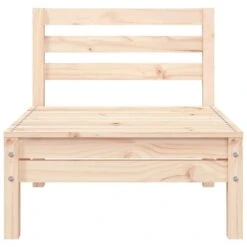 VidaXL - Tuinbank - Natuurlijk Grenenhout - Grenenhout -Beliani Winkel 54d994fcefff46d69507ce6c2c694609