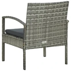 VidaXL - Tuin Fauteuil - Grijs - Poly Rattan -Beliani Winkel 551b40b97a6d4237a0371e454fa360e6