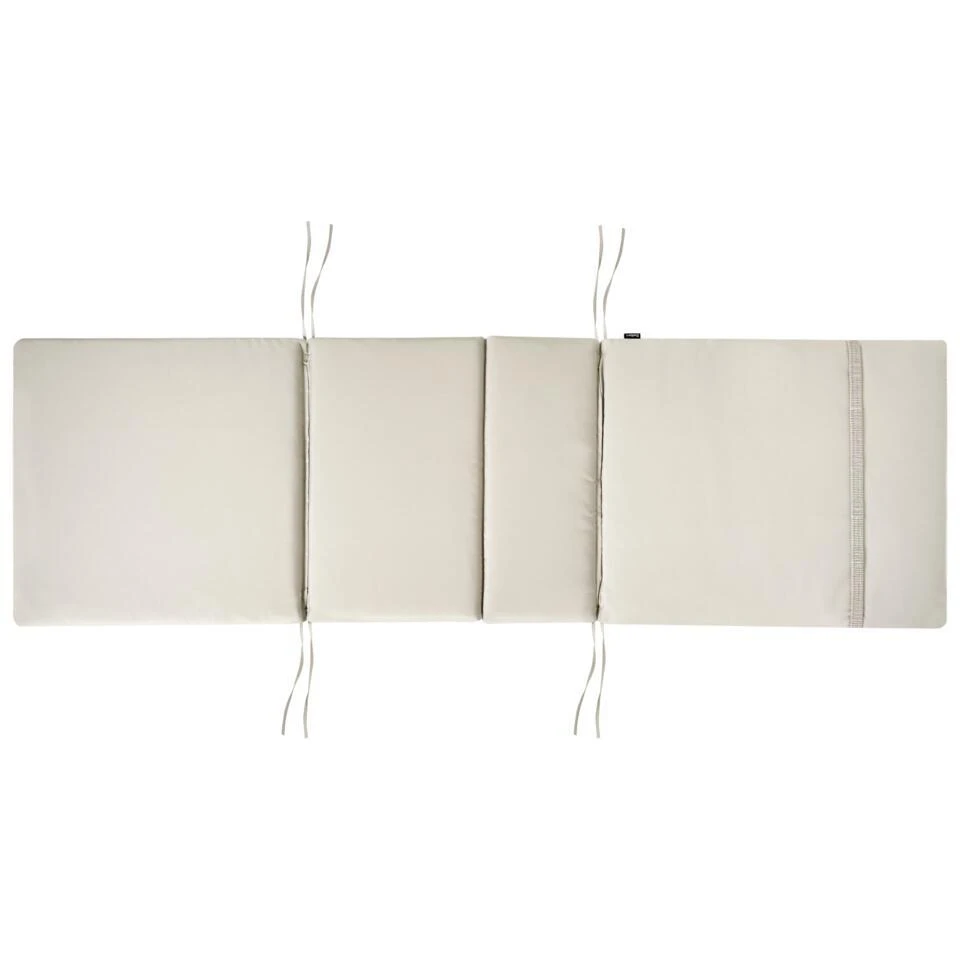 JAVA PREMIUM - Tuinligstoel - Lichtbruin/Taupe - Acaciahout 9 JAVA PREMIUM - Tuinligstoel - Lichtbruin/Taupe - Acaciahout - Afbeelding 9