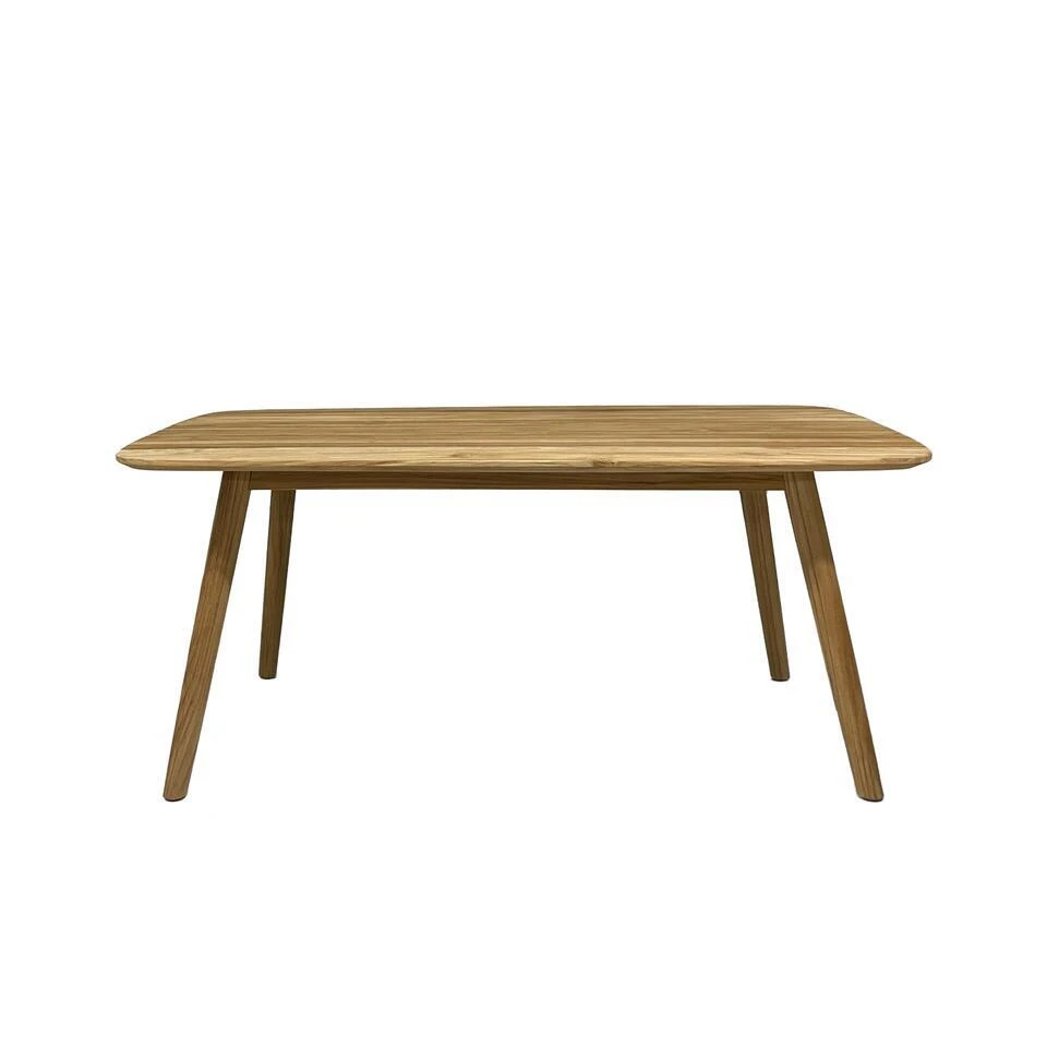 Livingfurn - Tuintafel - Lugano 180cm - Bruin 2 Livingfurn - Tuintafel - Lugano 180cm - Bruin - Afbeelding 2