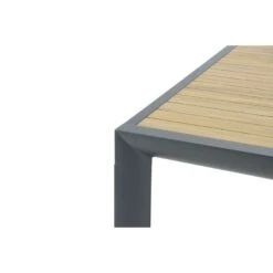Dining Tuintafel Vierkant 100 X 100 Cm Aluminium Grijs Borello -Beliani Winkel 574a849576f94b9fa04baff9014b4e91