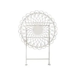 Beliani Tuintafel STIFFE - Wit Ijzer -Beliani Winkel 592c1fc4c909420c8924701ea8d2d3b3