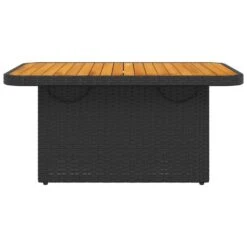 VidaXL - Tuintafel - Zwart - Poly Rattan En Hout - 90 X 55 X 71 Cm 16 VidaXL - Tuintafel - Zwart - Poly Rattan En Hout - 90 X 55 X 71 Cm -Beliani Winkel 597419b9b44045f887a51cea083363fe
