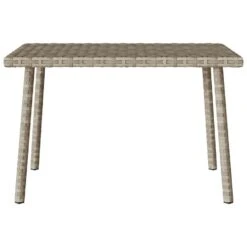 VidaXL - Tuin Salontafel - Grijs - Poly Rattan - 60 X 40 X 37 Cm -Beliani Winkel 5991f0d1874e4eafbff6d1c60aad4842