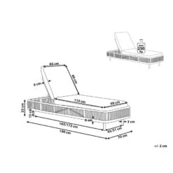 Beliani Tuinligstoel OSINI - Natuurlijk Pe Rotan -Beliani Winkel 59b193ba3436436d8a7102588cbe632c 1