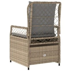 VidaXL - Tuinstoel - Beige - Poly Rattan -Beliani Winkel 59f8d86557104c3b965a9f78eb17ad69