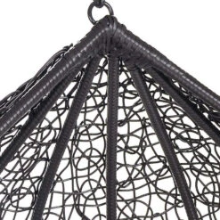 Merkloos HOME DELUXE Hangstoel CIELO Bruin Mand + Kussen -Beliani Winkel 5a378f52444e4eb28e13c947bc7a35ea