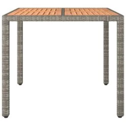 VidaXL - Tuintafel Met Houten Blad - Grijs - Poly Rattan En Acaciahout 8 VidaXL - Tuintafel Met Houten Blad - Grijs - Poly Rattan En Acaciahout -Beliani Winkel 5b4c9ca3d0ce409aace770756e41ec3b