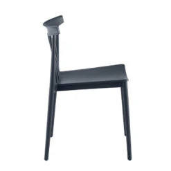 Giga Meubel Tuinstoelen Stapelbaar - Antraciet - Kunststof - Set Van 2 -Beliani Winkel 5c45c05f8d6d4889ab7c4eb2cf15d514