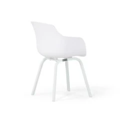 Merkloos Tuinstoel Kunststof Wit Lifestyle Garden Furniture Salina Wit -Beliani Winkel 5c4783d2f1c54fb68e8d8d6328c14473