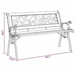 VidaXL - Tuin Zitplaatsen - Bruin - Hout - 116 X 54 X 73cm 15 VidaXL - Tuin Zitplaatsen - Bruin - Hout - 116 X 54 X 73cm -Beliani Winkel 5d499c952fff4efa8c630fbf3494115d