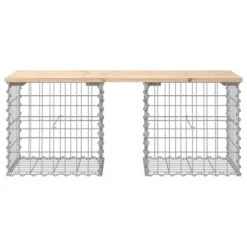 VidaXL - Tuinbank Schanskorfontwerp - Massief Grenenhout - 103x44x42 Cm -Beliani Winkel 60c877256c034bb7bcb9965c19a53ca7