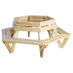 Sens-Line - Bodin Boombank - 227x227x88cm - Hout -Beliani Winkel 616e14bd517047048ddb004469e44ef8