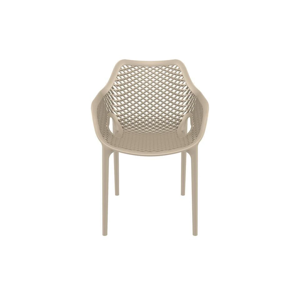 Madino Air Stapelbare Stoel - Taupe 4 Madino Air Stapelbare Stoel - Taupe - Afbeelding 4