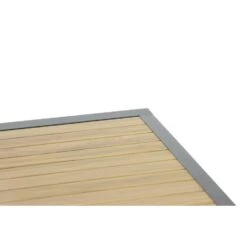 Dining Tuintafel Vierkant 100 X 100 Cm Aluminium Grijs Borello -Beliani Winkel 626106f49ebe4765a71d36c0861f8bc5