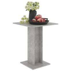 VidaXL Bistrotafel 60x60x75 Cm Spaanplaat Betongrijs -Beliani Winkel 626d2d8b3f0c4adb84a402a483f51cfe
