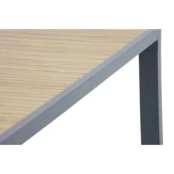 Dining Tuintafel Vierkant 100 X 100 Cm Aluminium Grijs Borello -Beliani Winkel 62745d1700134e48a0384fe844b382cb