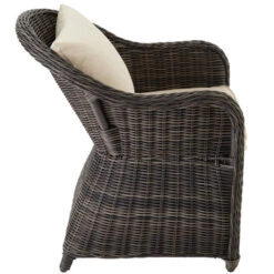 TecTake® Set Van 4 Wicker Stoelen - Weerbestendig Met Kussens - Grijs 12 TecTake® Set Van 4 Wicker Stoelen - Weerbestendig Met Kussens - Grijs -Beliani Winkel 628ca48d9ffe4895b65837736a58e79a 1