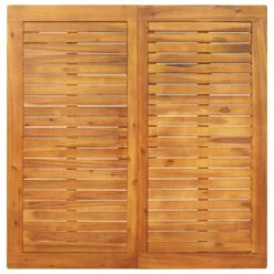 VidaXL - Tuintafel - Bruin - Acaciahout - 110 X 110 X 75 Cm -Beliani Winkel 6395041496e94c939a609e2ae5cdac4e