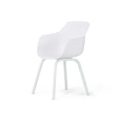 Merkloos Tuinstoel Kunststof Wit Lifestyle Garden Furniture Salina Wit -Beliani Winkel 6402da73eff54dd4803177fbf68af7cc