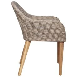VidaXL Tuinstoelen 2 St Met Kussens Poly Rattan Bruin -Beliani Winkel 64dc2626e35d4f6bad278ff99c8c2e34