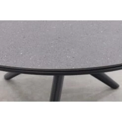 Dublin Ronde Tuintafel Ø120 Cm. - Antraciet -Beliani Winkel 668ae55d54ea43b68eab574af7129345