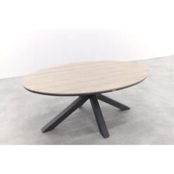 Garden Impressions Edison Tuintafel 180 X 115 Cm -Beliani Winkel 6925e7afc655483aa8a658497d3e7078