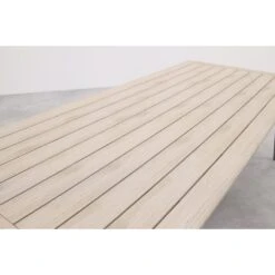 Garden Impressions Penedo Tuintafel 230x100 Cm - Light Teak Vironwood -Beliani Winkel 69de5cf298854a6abf7f55d7af96edd8