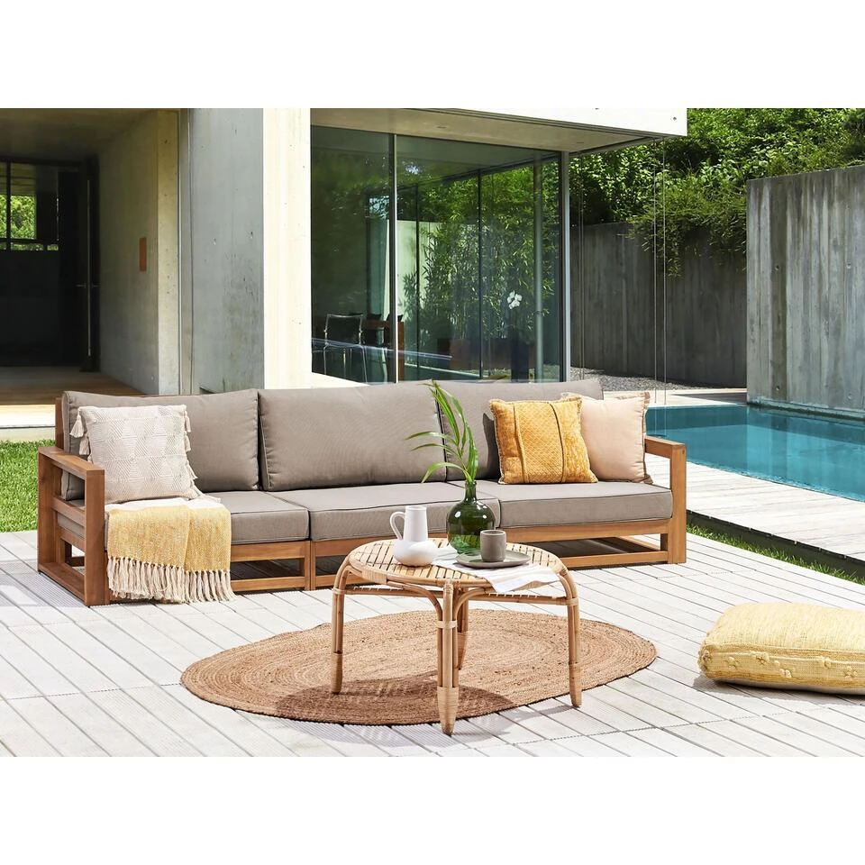 TIMOR II - Tuinbank 3-zits - Lichthout - Gecertificeerd Acaciahout 2 TIMOR II - Tuinbank 3-zits - Lichthout - Gecertificeerd Acaciahout - Afbeelding 2