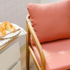 Set Van 2 Stoelen Voor Binnen En Buiten Van Massief Hout Beige Roze 13 Set Van 2 Stoelen Voor Binnen En Buiten Van Massief Hout Beige Roze -Beliani Winkel 6a9088549fc24eacb5eaef050bd7d5b6