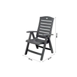 Hartman Florion Recliner Verstelbare Tuinstoel - Royal Grey -Beliani Winkel 6b85d03b06a8405dac403a6b831578be