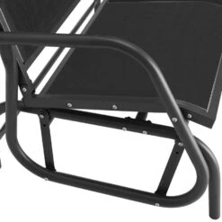 Tectake Schommelbank Greta 2-zitter 121x72x86,5cm, Zwart 10 Tectake Schommelbank Greta 2-zitter 121x72x86,5cm, Zwart -Beliani Winkel 6d97291d16bc4d6f9a08ac36c79e1051