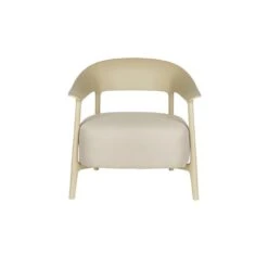 Housecraft Vita Lounge Stoel/ Tuinstoel Beige -Beliani Winkel 6e30ecd322224db19e0a28a3f871defb