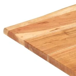 VidaXL Bistrotafel Met Natuurlijke Randen 80x80x75 Cm Acaciahout -Beliani Winkel 6e47710fa2304d66a24ce7fa9d130054