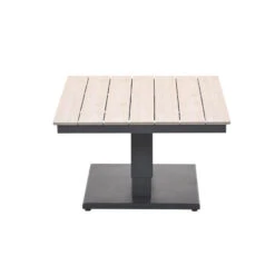 Garden Impressions Brugge Verstelbare Loungetafel 150x87 Cm - Donker Grijs -Beliani Winkel 6e9599d3eedc436ba3f9e423045144f5