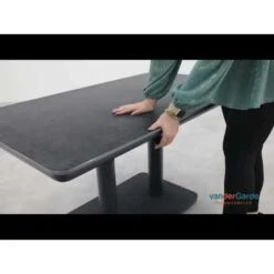 Medina Up&down Tafel 140x80 Cm. - Royal Grey/Keramiek -Beliani Winkel 6f3eb51049b94719971098c6bcb7b139