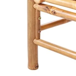 CERRETO - Tuinstoel - Taupe - Bamboe -Beliani Winkel 6fa16911a5f84cebaabc9c87a0796018