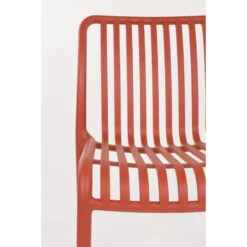 Housecraft Living Mante Tuinstoelen Kunststof Terra/ Rood - Set Van 4 -Beliani Winkel 7033fd2f2f774cedbe2f18104a5509d6