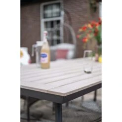 Garden Impressions Penedo Tuintafel 230x100 Cm - Light Teak Vironwood -Beliani Winkel 70a5b378fcc242268678f941ece10522