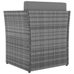 VidaXL - Tuinstoelen - Antraciet - Poly Rattan - Met Voetenbank -Beliani Winkel 72b6947f5ab34061977fda45123ec1d8