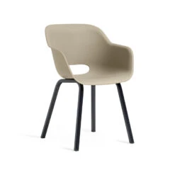 Keter Noa Tuinstoel - 2 Stuks - 55x56.5x80cm - Metalen Onderstel - Zand -Beliani Winkel 734f5c1045754188844828b3820e5e15