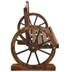 VidaXL - Tuinbank - Bruin - Vurenhout - 112 Cm -Beliani Winkel 73758bada7b8455f827179b3961305d3